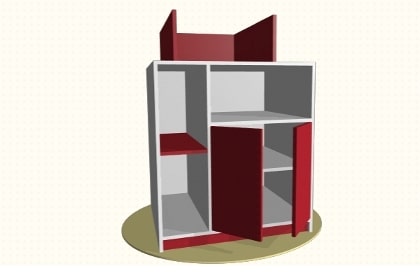 Modèle de meuble Domobois - Table à langer
