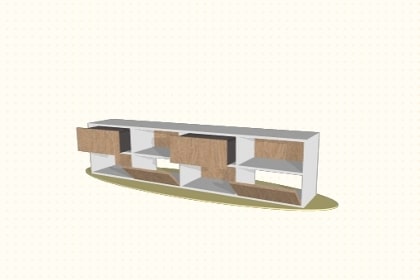 Modèle de meuble Domobois - Meuble bas
