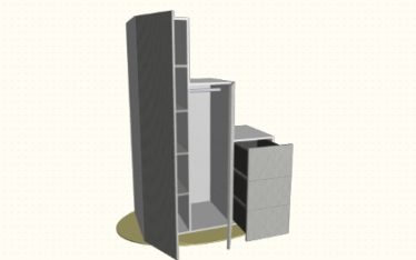 Modèle de meuble Domobois - Armoire