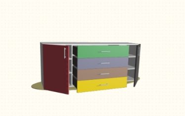 Modèle de meuble Domobois - Commode