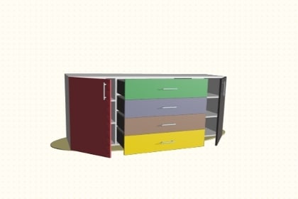 Modèle de meuble Domobois - Commode