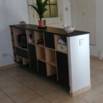 Commode d'entrée noire